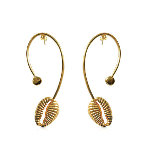 Cowrie P Earrings